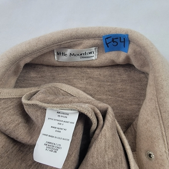 NWOT Little Mountain Vancouver oversized Seymour 5016 jacket - Picture 9 of 9